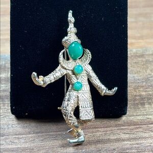 Unsigned Marvella Thai dancer brooch